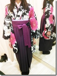 かわいい袴の出張着付 (2)
