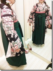 かわいい袴の出張着付 (3)