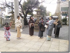 美和きもの教室の初詣&サンルート広島へ (2)