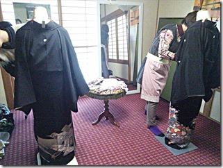 高須の教室で礼装着の着付テスト (2)