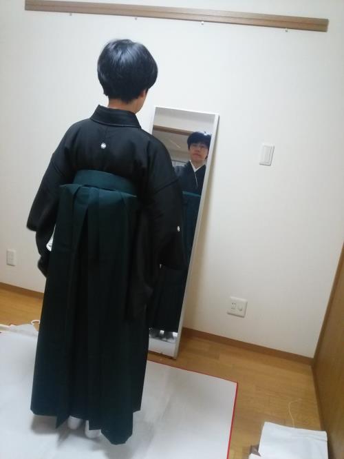 着付け教室で袴の着付け練習を(^^)♪