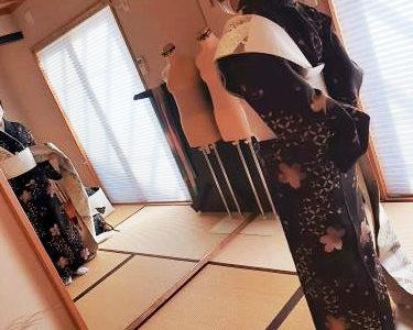 広島のきもの着付け教室で礼装着の練習を(^o^)♪
