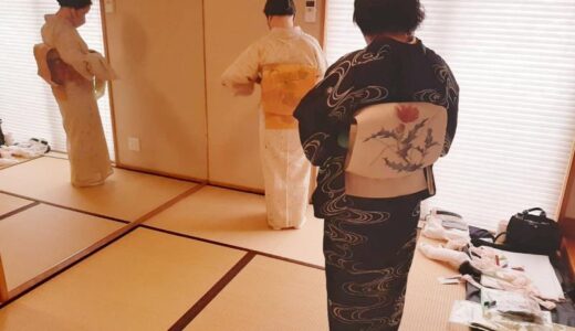 広島市東区の美和きもの教室で夏のお出かけを楽しむ！着物着付けお稽古を開催中🌞