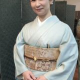 出張着付け｜付下げ×二重太鼓で美しい仕上がり🌸