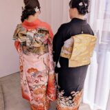 【廿日市市 出張着付け】プライベートサロンで結婚式のお支度