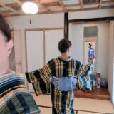 【広島で着物を楽しむ】木綿着物で過ごす、ゆるり普段着コーデ｜半幅帯の手作りアレンジ