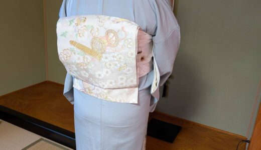 安佐南区大塚で出張着付け｜色留袖と春らしい袋帯で迎える大切な一日【広島・美和きもの教室】