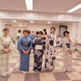 【広島 着付け教室】リビングカルチャー倶楽部で楽しくお稽古♪とうかさんに向けて半幅帯レッスン開催中！