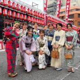 広島・とうかさんお出かけ会｜美和きもの教室のみなさんと浴衣で