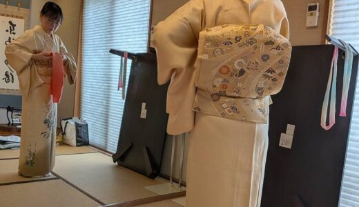 広島市東区の着物教室｜温品教室で礼装着コース認定試験！筆記100点・実技合格